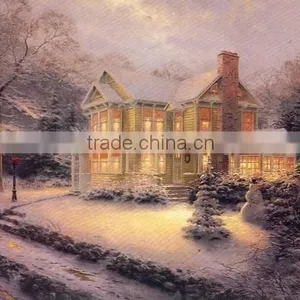 Thomas Style Chrismas Oil Painting on Canvas thumbnail-1