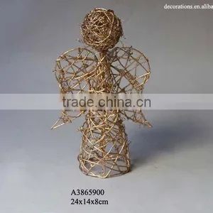 Rattan Angel Decoration thumbnail-1