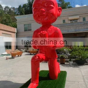 H4 Meters Fiberglass Man Sculpture thumbnail-2