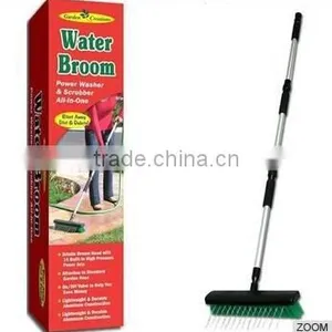 BSCI Deachable Handle Flow Water Garden Broom, Factory PAHS Deck Brush for Garden and Outdoors, Garden Decks Floor Cleaner thumbnail-2