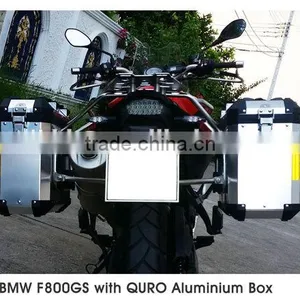 High Quailty SIKKIA QURO Motocycle Aluminiam Pannier Case Black thumbnail-1