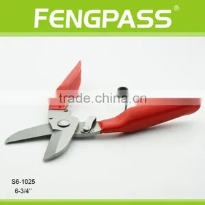 S6-1025 6-3/4" Plastic Handle and Stainless Steel Top Quality Bypass Pruning Shear Garden Scissors thumbnail-3
