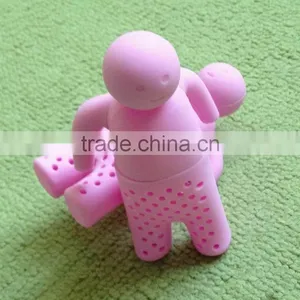 Creative Product HUMAN Shaped Portable Silicone Tea Infuser Household Item thumbnail-1