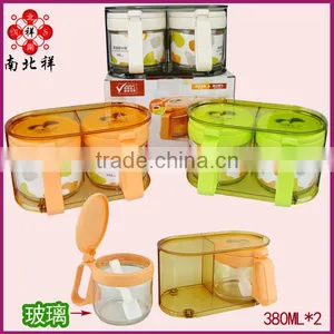 Food Grade Spice Condiment Sets Glass Cruets thumbnail-1