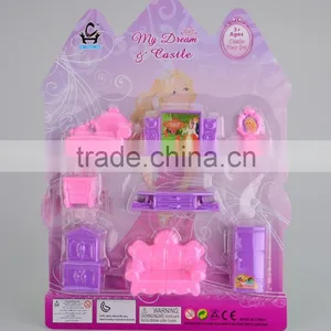 2016 New Fashion Kids Furniture Toy Plastic Castle Play Set thumbnail-4