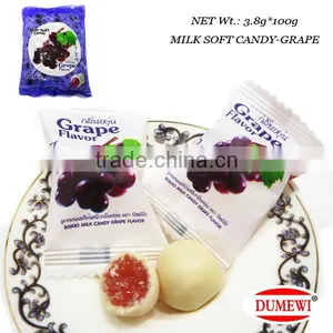 3.8g Grape Flavored Soft Chewy Milk Candy thumbnail-1