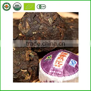 Handmade Ripe Puer Tea 5g Mini Tuo Tea Cooked pu er Cha Chinese Gifts Food Box Menghai Glutinous Rice Fragrant thumbnail-6