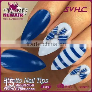 2017 New Product Customer Design Decoration Stiletto False Nails thumbnail-3