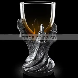 UCHOME New Style 3D Dragon Claws Resin With Glass Goblet, Cool Design Whisky Tumbler / Beer Cup thumbnail-3