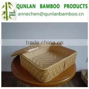 Large Bamboo Food Basket for Sale thumbnail-1