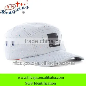 Spring Pale Grey Curved Brim Adjustable Hat Custom 5 Panel Baseball Cap thumbnail-1