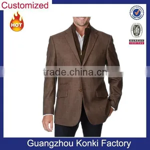Men's Light Brown Wool/Cashmere Sportcoat thumbnail-1