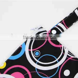 New Design Baby Cloth Diaper Zipper Wetbag,washable and Reusable Double Pocket Cloth Nappy Bag thumbnail-5
