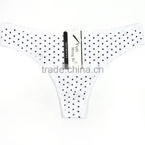 Cotton Printing G-string Funny Thongs For Women Stocklot Panties For Women thumbnail-5