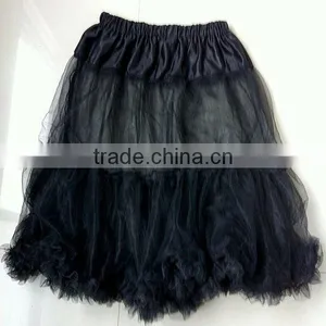 2014 New Style Black Adult Lady Tulle Long Skirt thumbnail-1