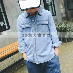 Zm35744a Boutique Kid Clothing Fashion Design Boys Jeans Blouse thumbnail-1
