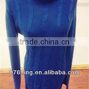 Beautiful Womens Knitted Sweater,Ladies Fashion Knit Otton Sweater thumbnail-1