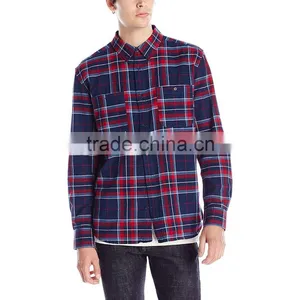 Blow 3dollar Oem Factory Yellow Plain Mens Flannel Shirt for Cheap Price thumbnail-2