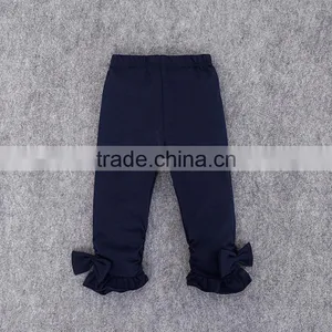 Wholesale Design Baby Girls Pant, Hot Cheap Lastest Girls 3/4 Ruffle Pants thumbnail-5