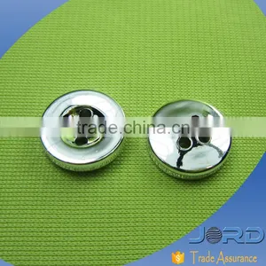 South America Hot Sale Girl Clothing Plating Concave Two Hole Plastic ABS Sewing Buttons thumbnail-1