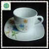 Little Lovely Flower Printing Ceramic Porcelain Cup and Saucer thumbnail-1