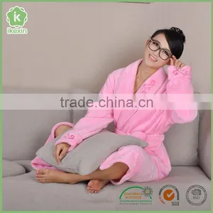 Wholesale Cheap Pink Cute Embroidery Couple Bathrobe thumbnail-2