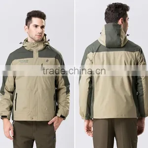 Men Women Waterproof Jackets With Removavle Polar Fleece Liner thumbnail-2