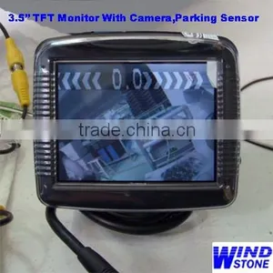 3.5 Inch TFT Monitor Parking Car Wireless Camera System thumbnail-1