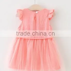 Summer Girls Dress Fashion Style Kids Dress Flowers Print for Baby Dress Girls thumbnail-5