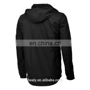 Wholesale Wind Breaker Lining Soft Nylon Raincoat for Men thumbnail-4