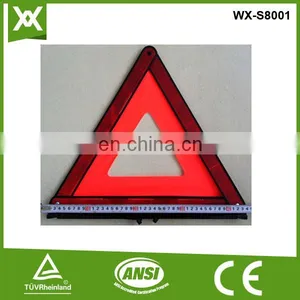 Led Panel Red Reflective Warning Triangle Road Traffic Signs and Symbols thumbnail-1