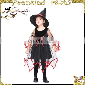 Kid Halloween Witch Fancy Party Costume thumbnail-2