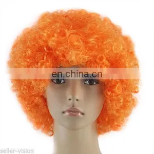Synthetic Afro Party Purple Wig FGW-0043 thumbnail-2