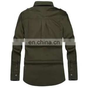 Wholesale Fancy Winter Autumn Men Casual Shirt in ShenZhen thumbnail-4