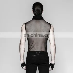 Men's Biker Leather Gloves Punk Rave S-215 thumbnail-4