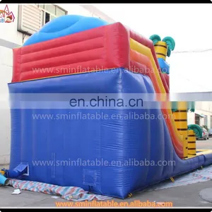 Attractive Giant Inflatable Water Slide,jungle Water Slides,inflatable Water Park With Pool for Sale thumbnail-3