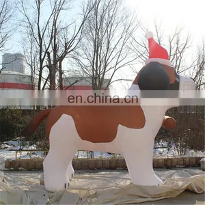 Vivid Lovely Husky Dog Inflatable for Christmas Deciration thumbnail-1