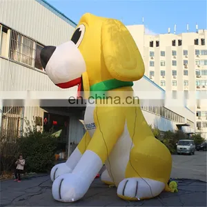 6m Outdoor Giant Customized Stand Yellow Dog Inflatable Foe Advertising&party&event thumbnail-3