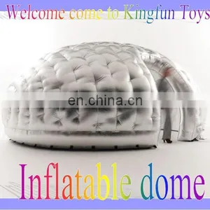 Shinny Silver Inflatable Shell/air Office Pod/air Igloo Dome thumbnail-1