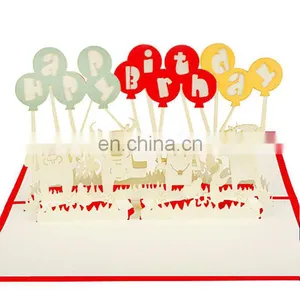 Happy Birthday Greeting Card 3d Pop up Greeting Card thumbnail-2