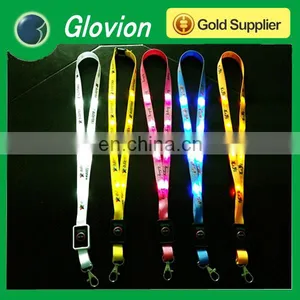 Hot Selling Led Flashing Lanyards for Party Ultra-high-bright Led Light Lanyard thumbnail-1