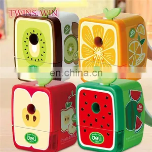 Best Selling School Stationery Items List With Price Photos ,America Hottest Funny Fruit Design Plastic Pencil Sharpener Machine thumbnail-4