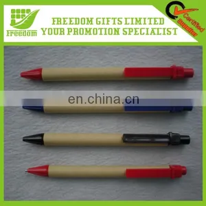 Logo Custom Recycled Promotional Eco Pen thumbnail-1
