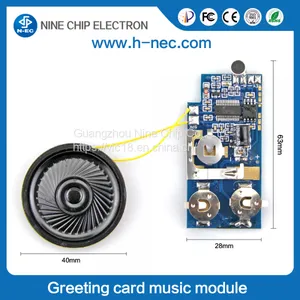 Music Greeting Card Recordable Sound Module Mini Voice Recorder Chip thumbnail-4