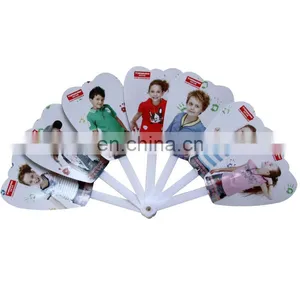 High-quality Advertise Brand Custom Person Fold Fan Wholesal thumbnail-1