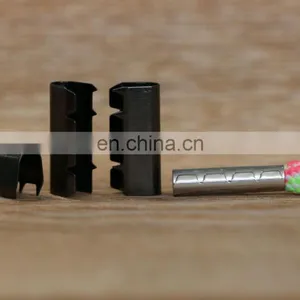 Metal Crimp for Belt/ Metal Cord End for Shoelace/ Metal Shoelace Tips for Belt thumbnail-2