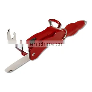 Logo Imprinted Multi Tools Ball Pen, Customized Promotional Led Ball Pen, Multi Function Carabiner BallPen thumbnail-3