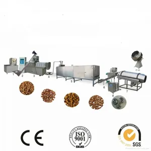 76kw / 95kw Dog Food Making Machine Rice Flour Material Pet Food Processing Line thumbnail-1
