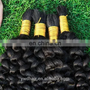 10-40INCH 8A Unprocessed Brazlian Virgin Hair Kinky Curly Raw Unprocessed Virgin Hair Brazilian Bulk Hair For Braiding Curly thumbnail-6