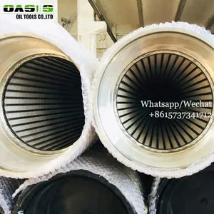 Factory Supply Stainless Steel Johnson Wedge Wire Screen Cage Type V-wire Wound Screens thumbnail-1